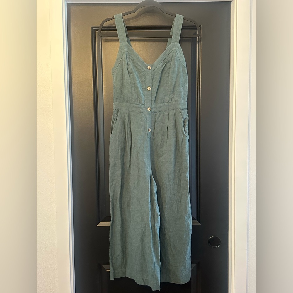 Adelyn Rae Green Jumpsuit